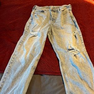Old navy sky-hi straight jeans